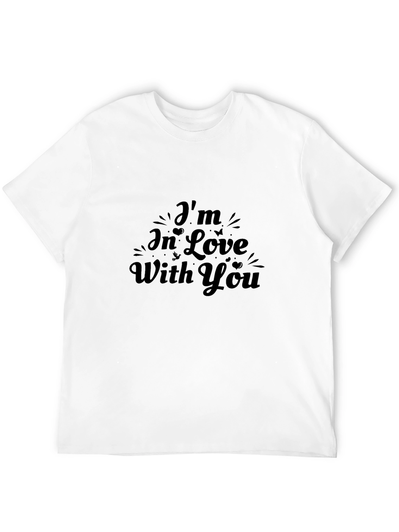 Im In Love With You Graphic Tee - Black