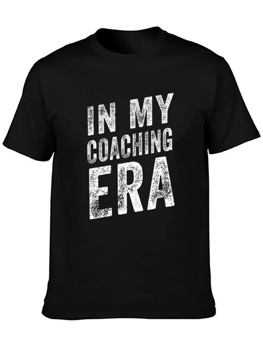 In My Coaching Era Black T-Shirt