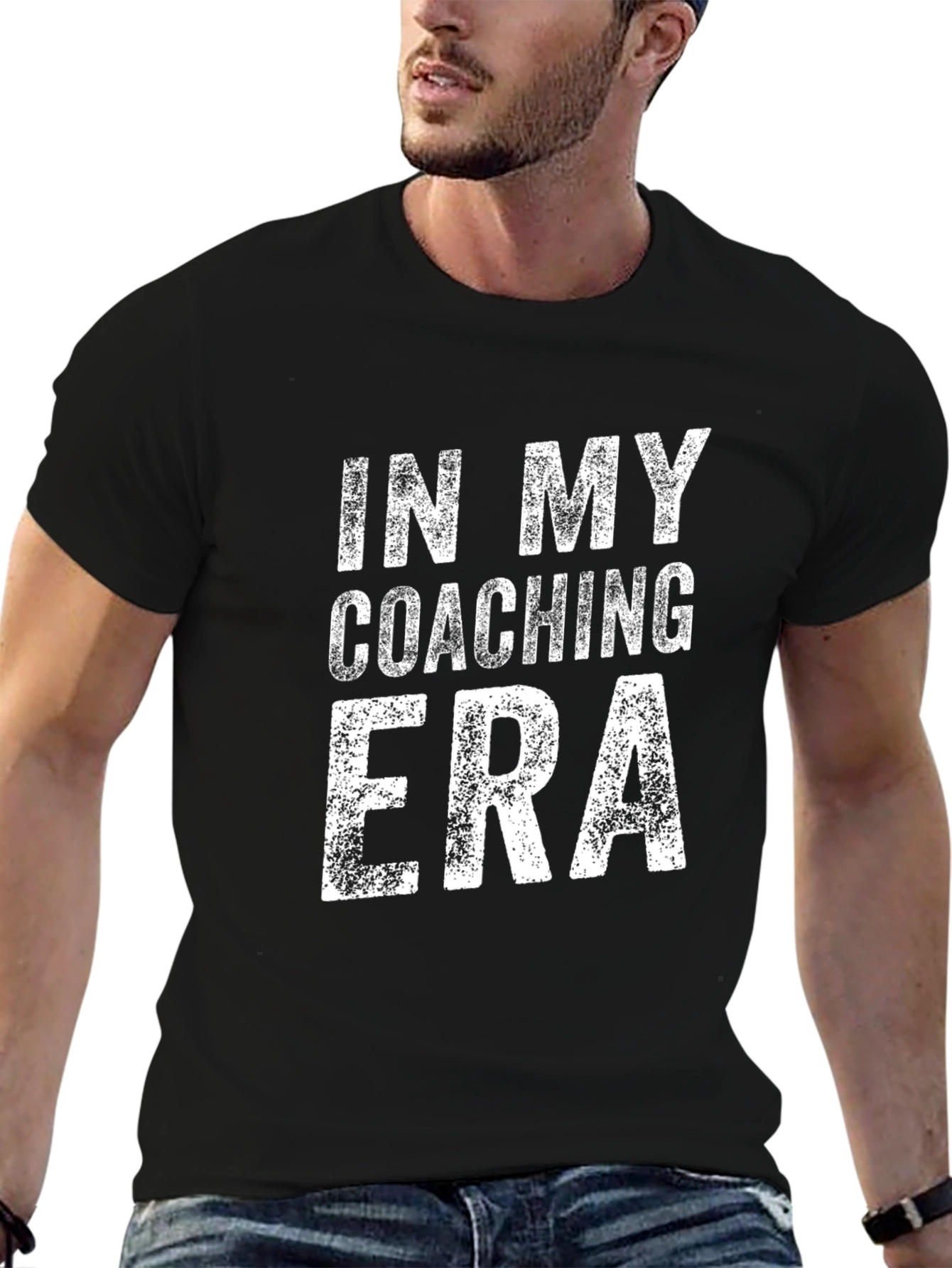 In My Coaching Era Black T-Shirt