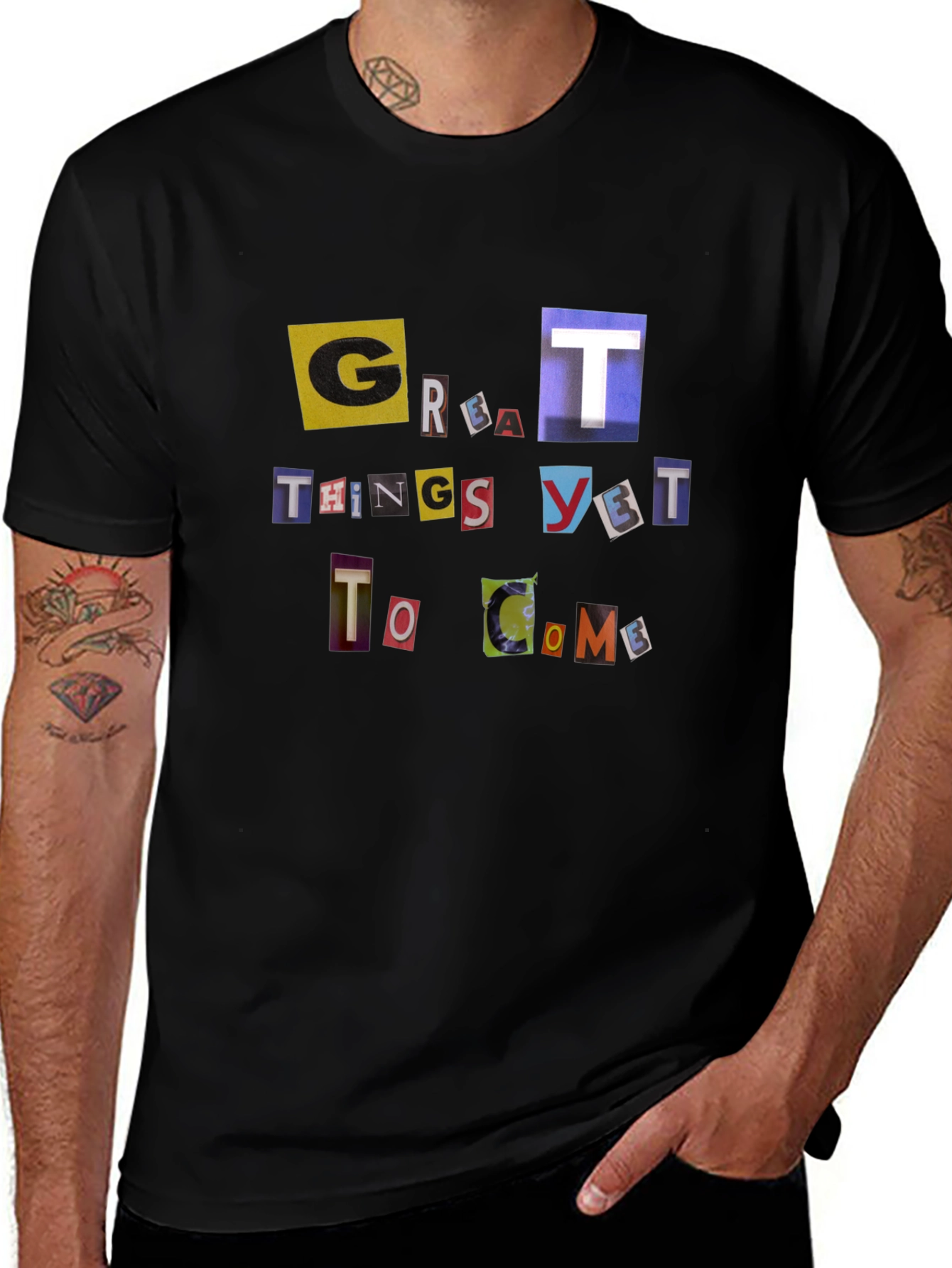 Great Things Yet To Come Black T-Shirt