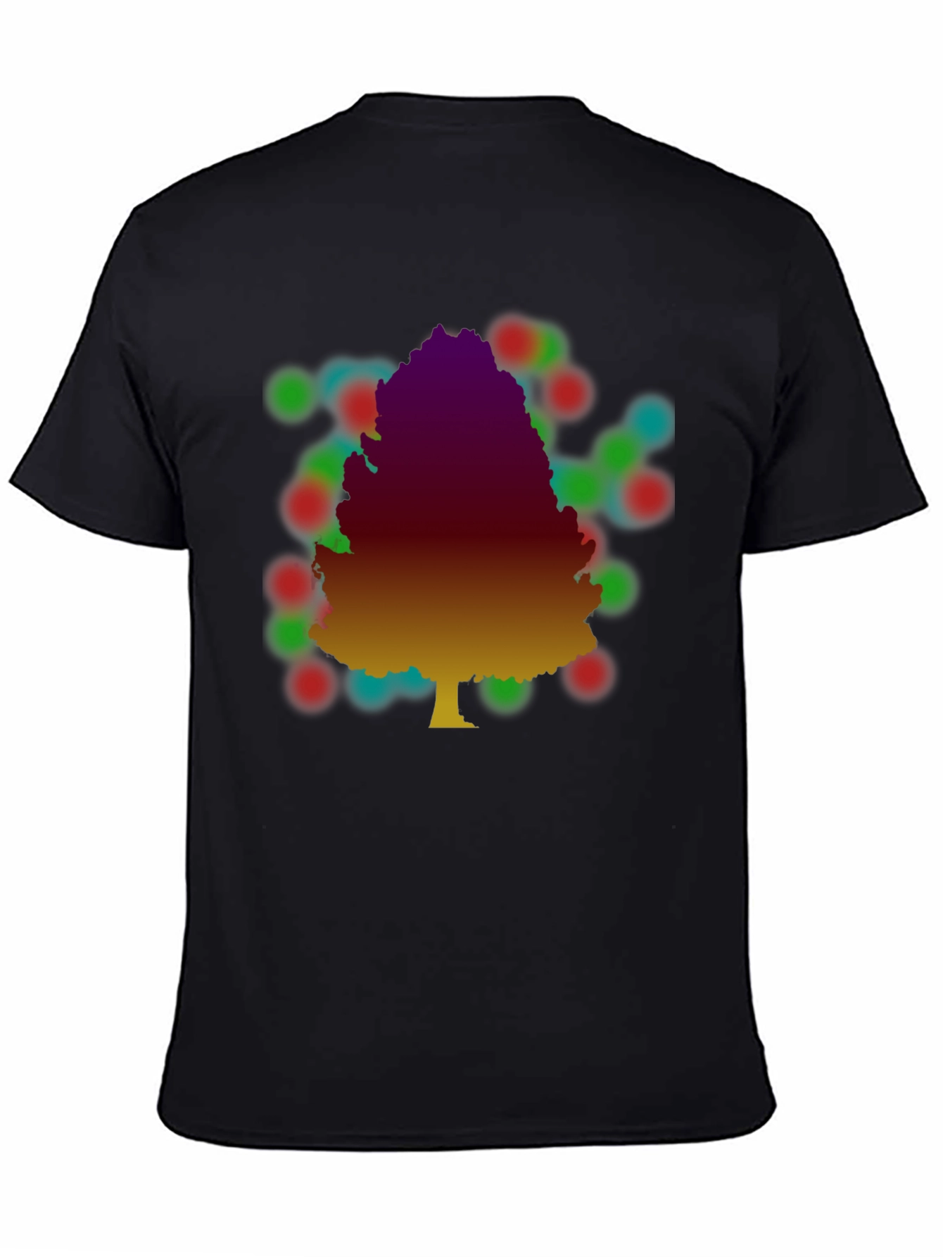 Tree Silhouette Graphic Print T-Shirt