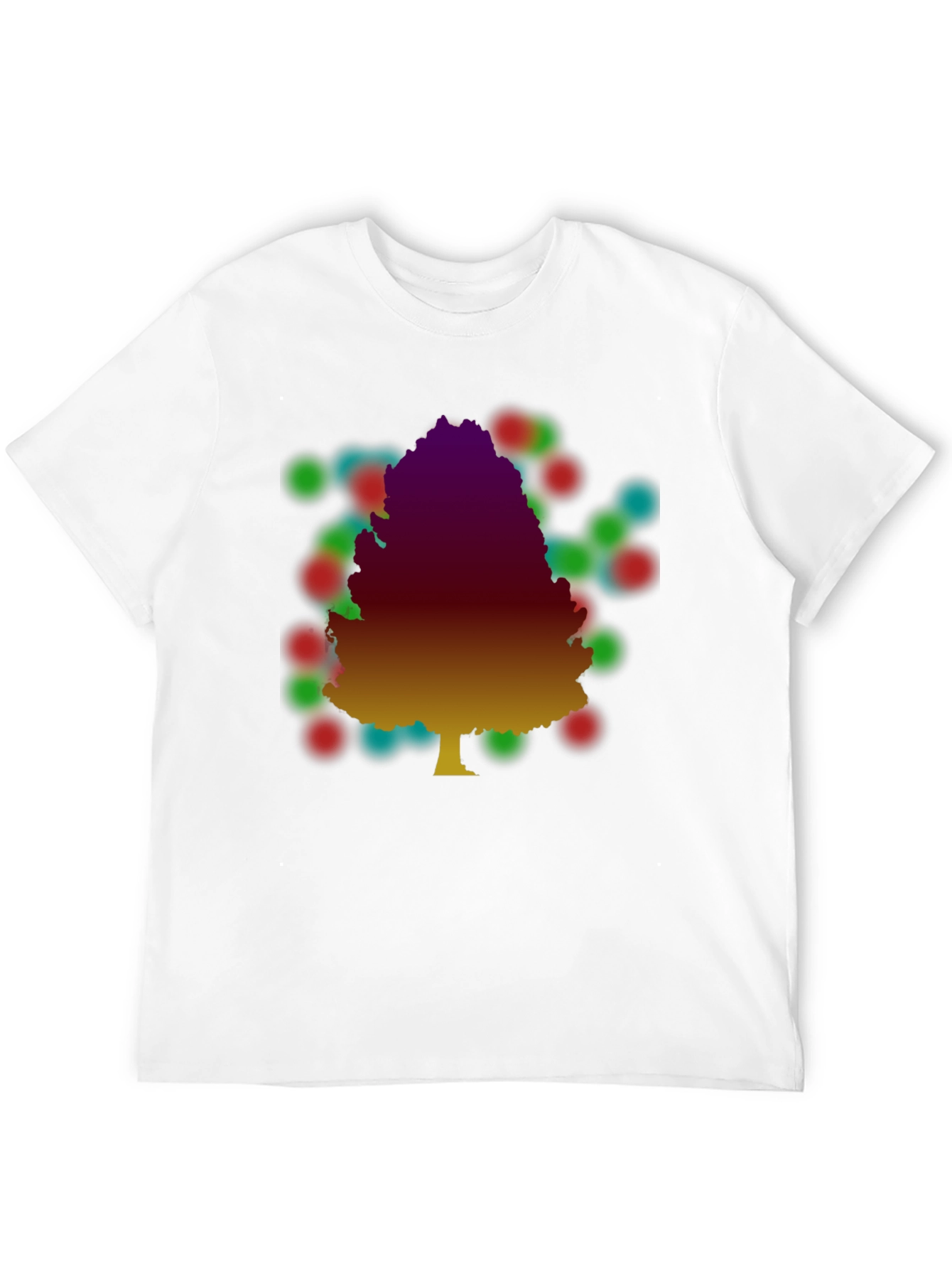 Tree Silhouette Graphic Print T-Shirt