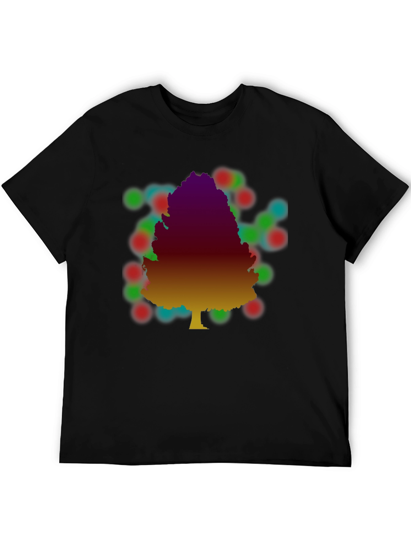 Tree Silhouette Graphic Print T-Shirt