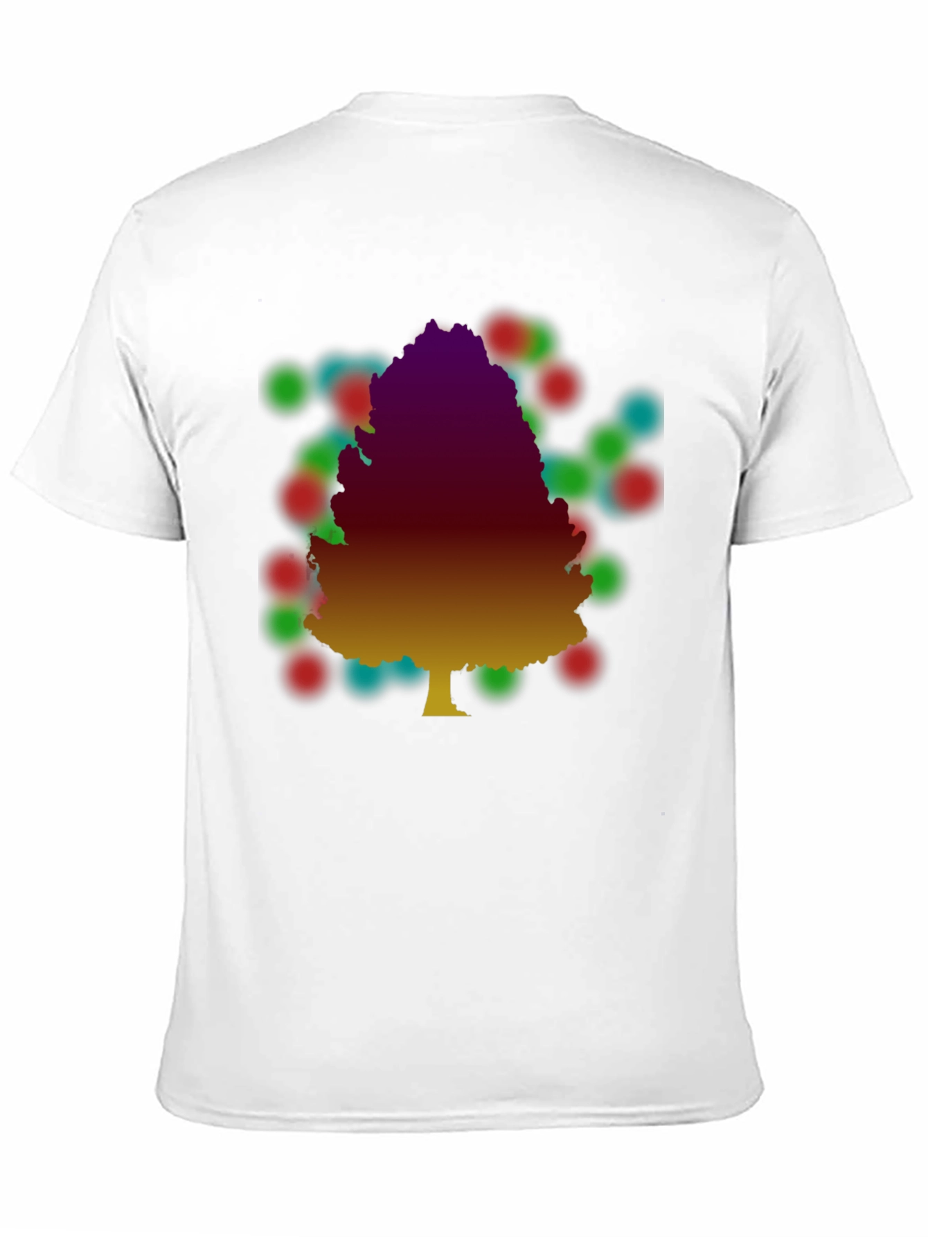Tree Silhouette Graphic Print T-Shirt