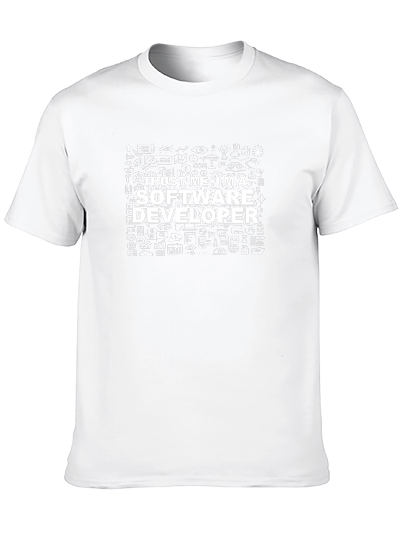 Trust Me Im a Software Developer Black T-Shirt