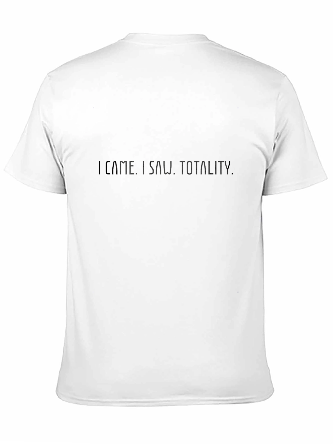 I Came. I Saw. Totality. Mens Black T-Shirt