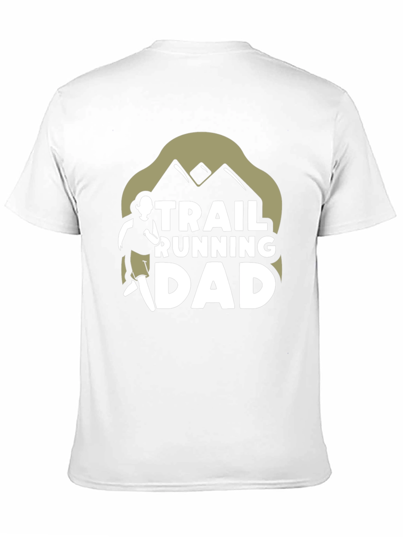 Trail Running Dad Graphic Tee - Black
