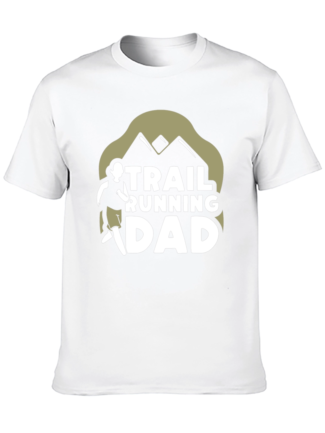 Trail Running Dad Graphic Tee - Black