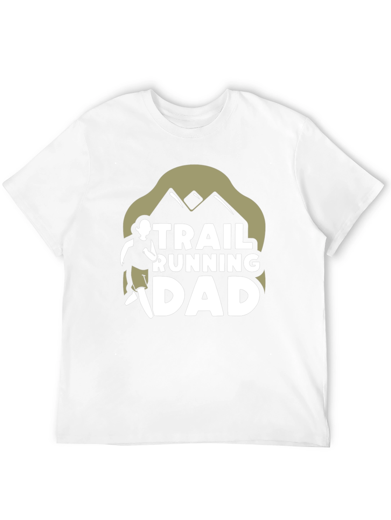Trail Running Dad Graphic Tee - Black