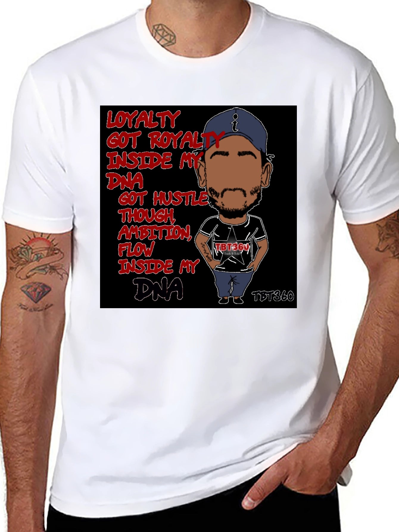 Loyalty DNA Graphic T-Shirt - Black