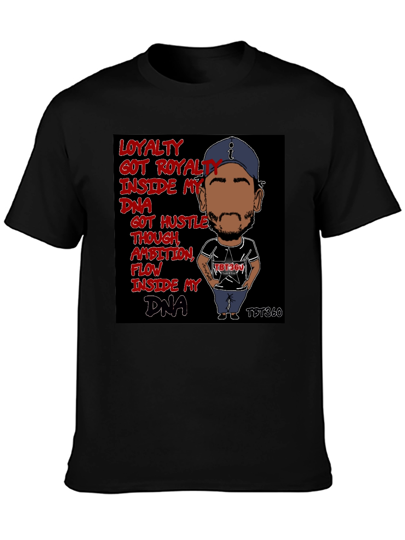Loyalty DNA Graphic T-Shirt - Black