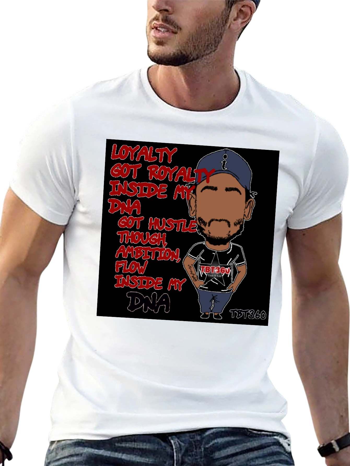 Loyalty DNA Graphic T-Shirt - Black