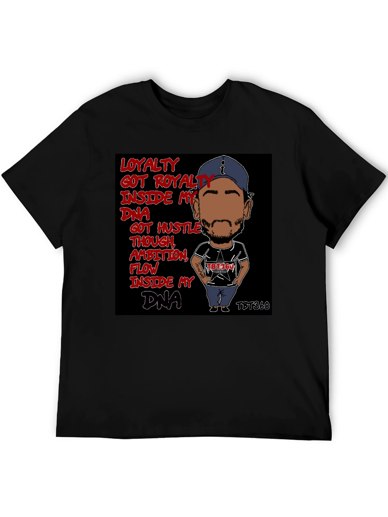 Loyalty DNA Graphic T-Shirt - Black