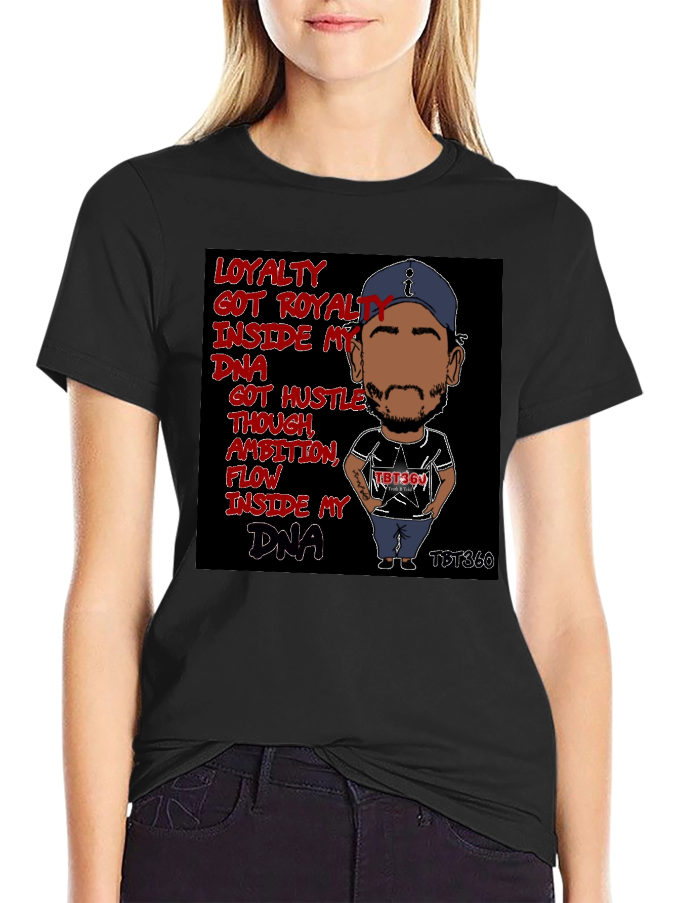Loyalty DNA Graphic T-Shirt - Black