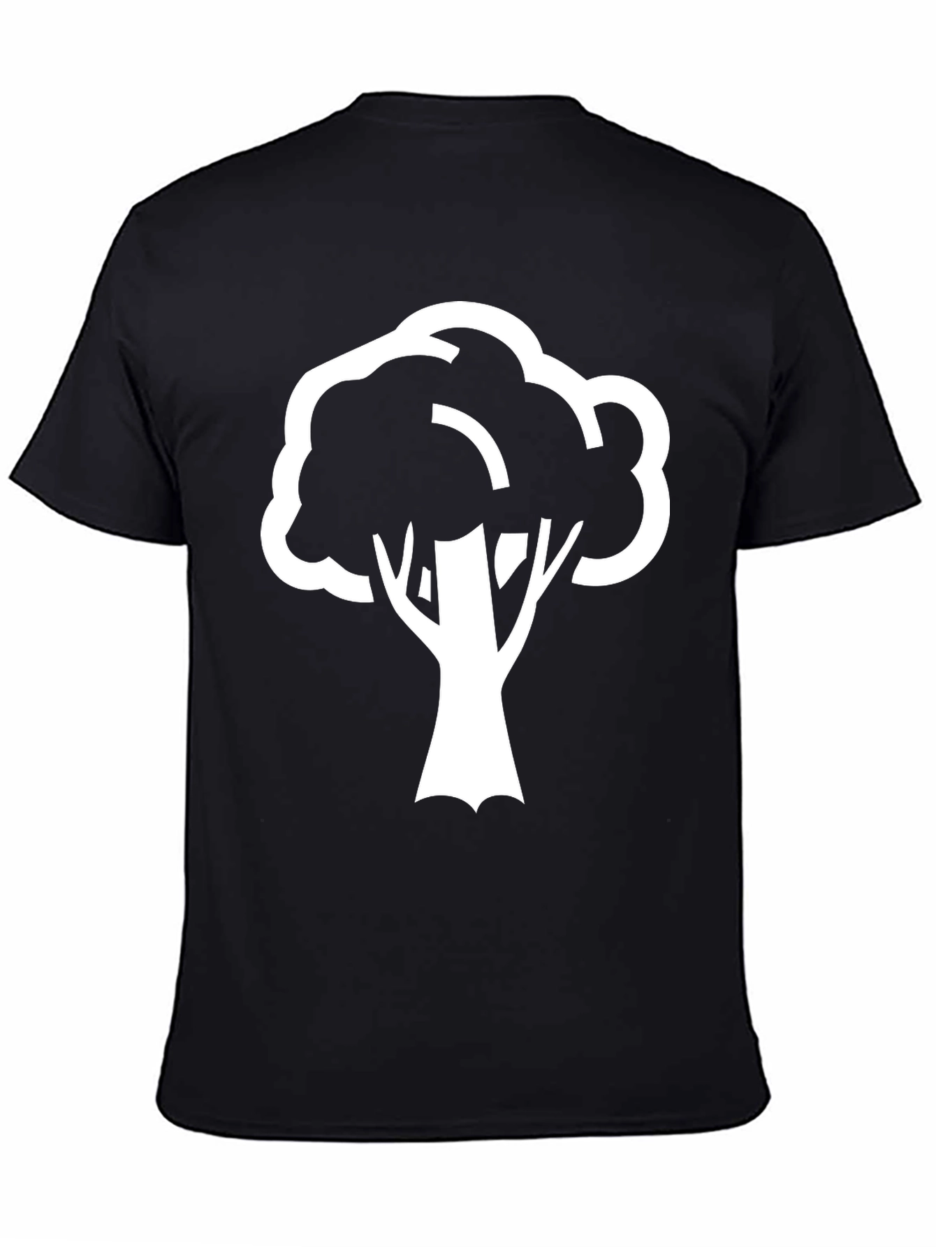 Bold Tree Graphic Tee - Black Cotton Casual Shirt