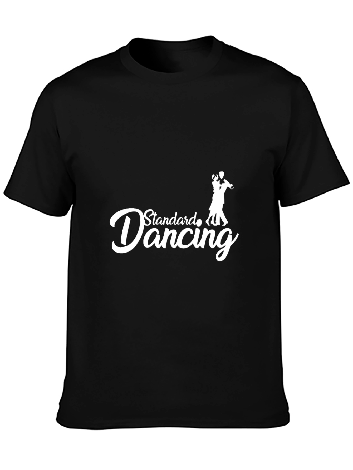 Standard Dancing Graphic Tee - Black Cotton Shirt