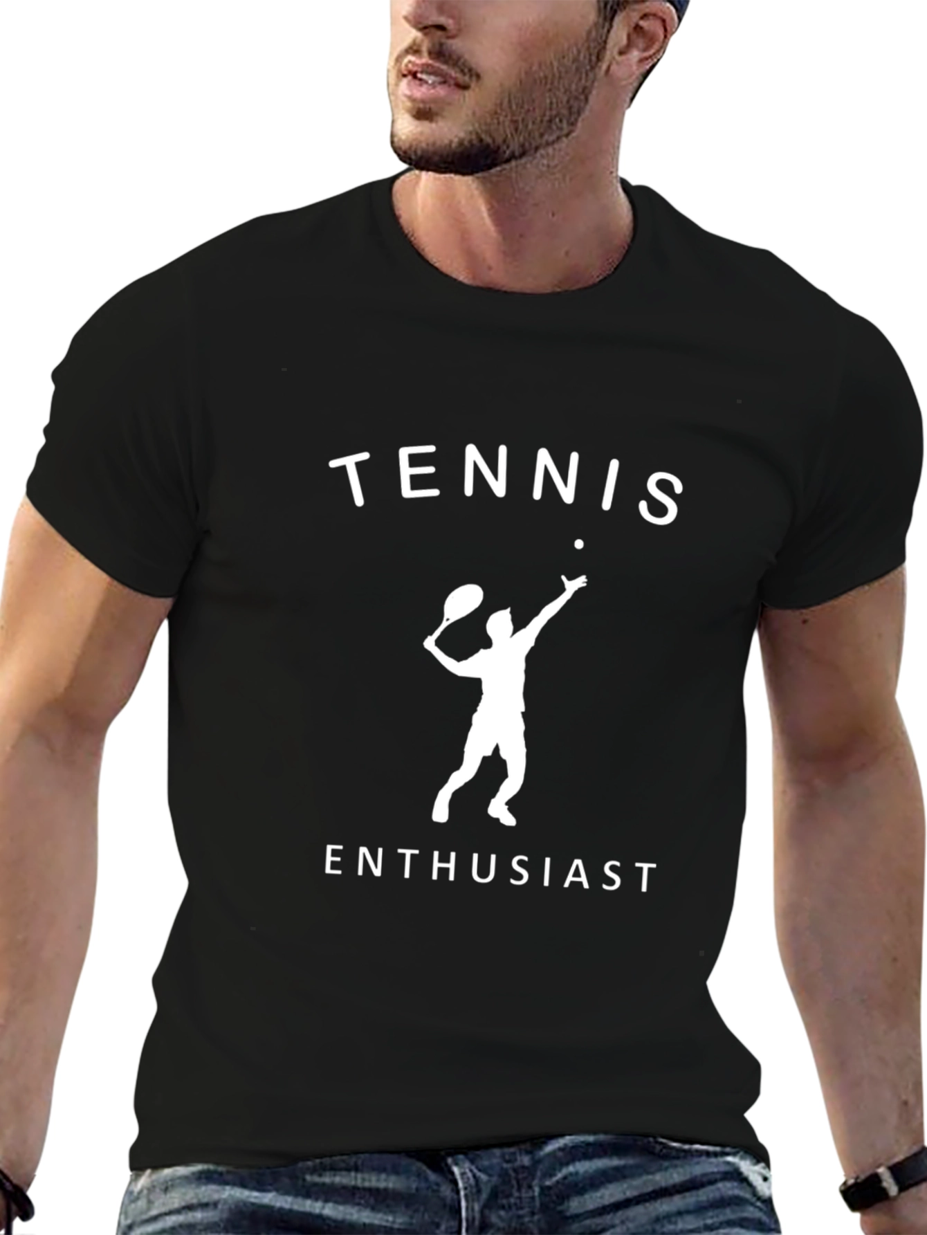 Tennis Enthusiast Graphic T-Shirt