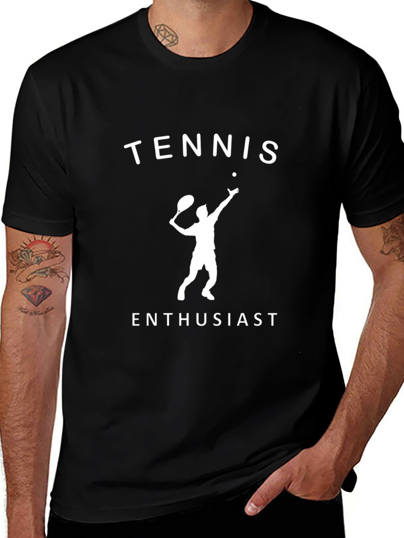 Tennis Enthusiast Graphic T-Shirt