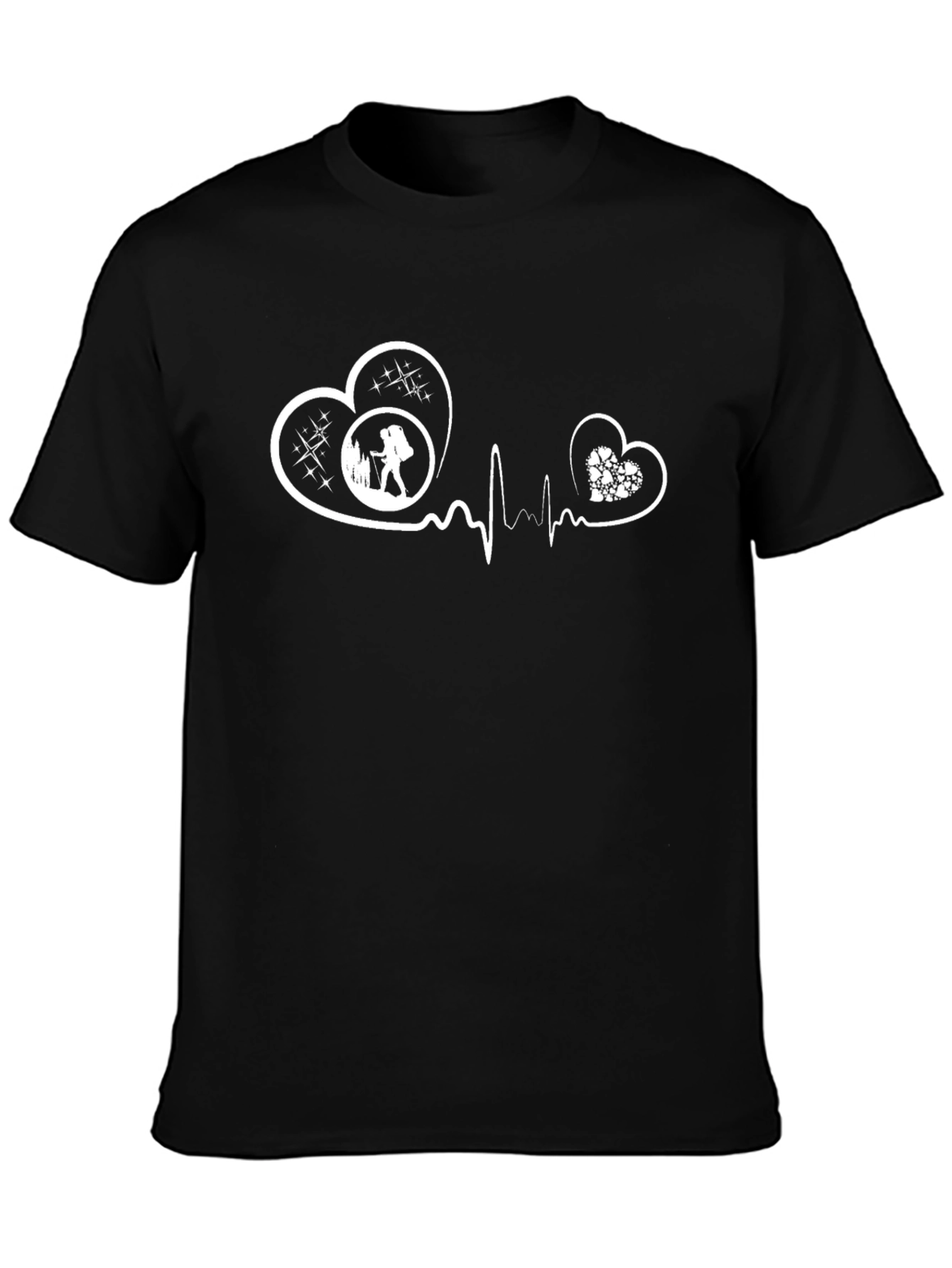 Heartbeat Hiking T-Shirt: Love the Outdoors!
