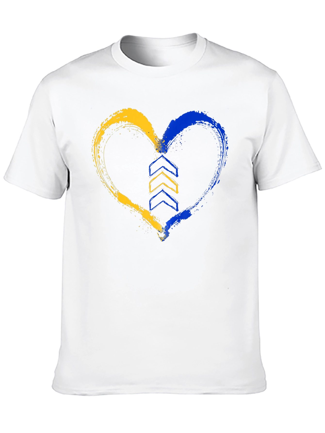 Ukraine Heart T-Shirt - Support Ukraine