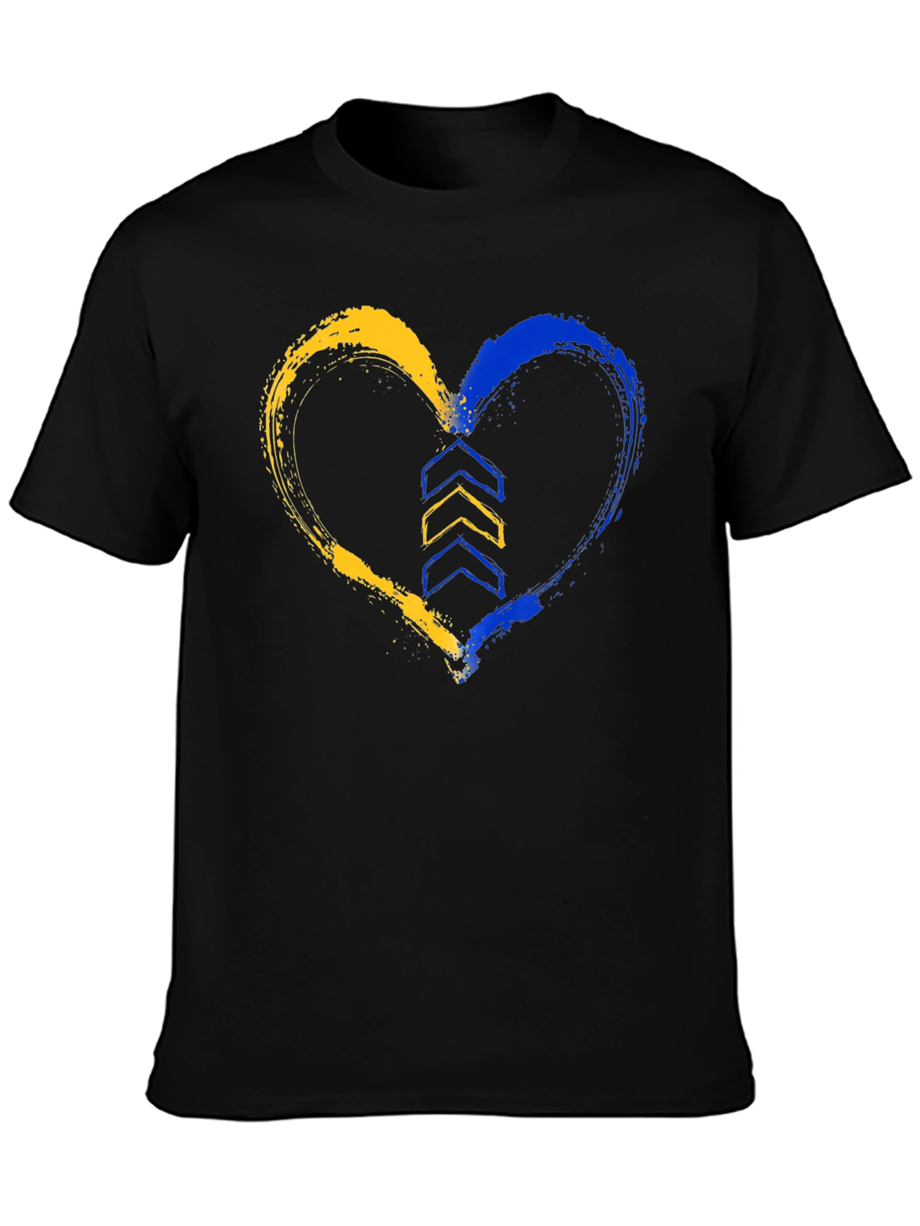 Ukraine Heart T-Shirt - Support Ukraine