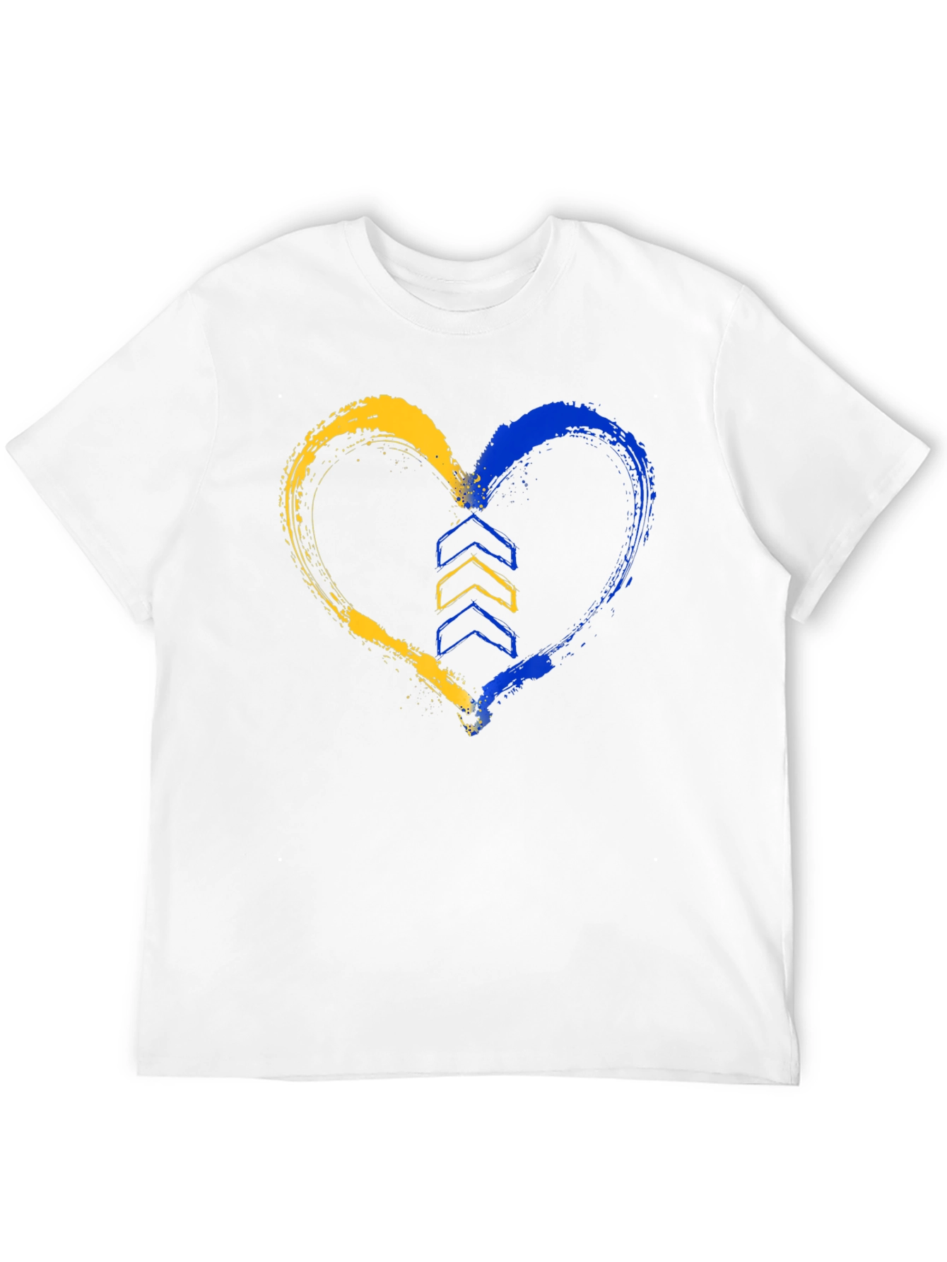 Ukraine Heart T-Shirt - Support Ukraine