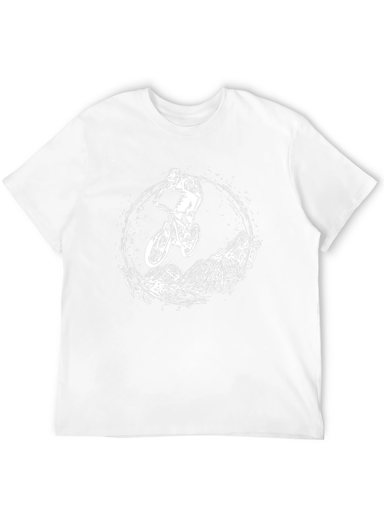 Mountain Bike Graphic T-Shirt - Black