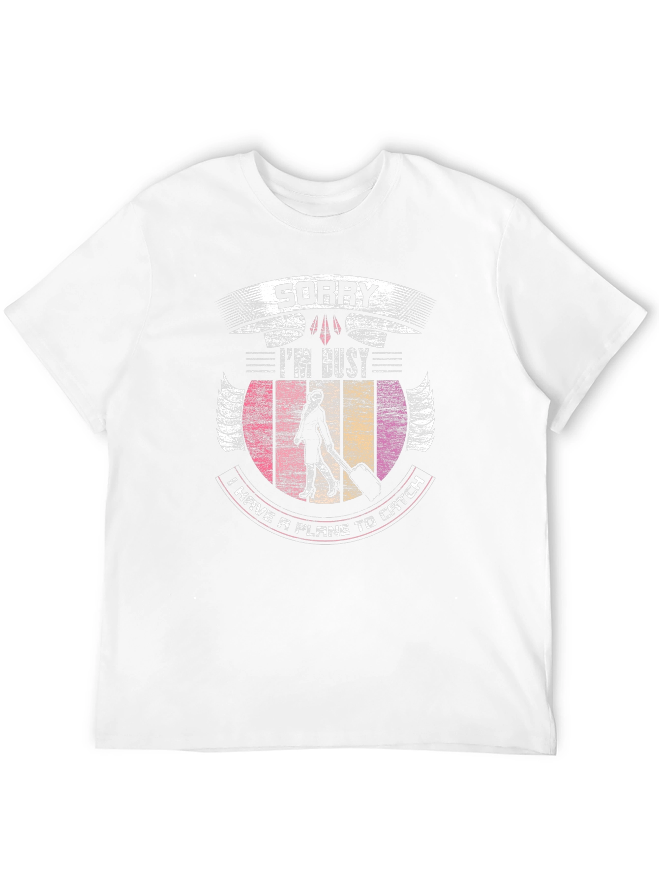 Sorry Im Busy T-Shirt - Aviation Travel Tee