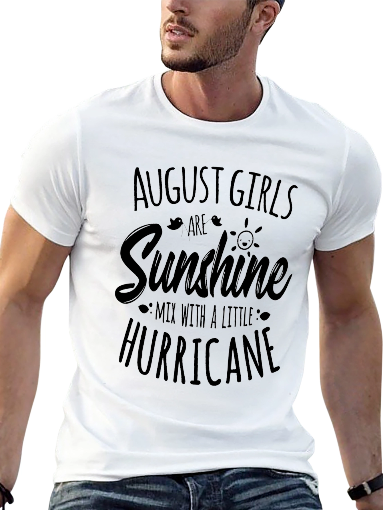 August Girls Sunshine Hurricane Graphic T-Shirt