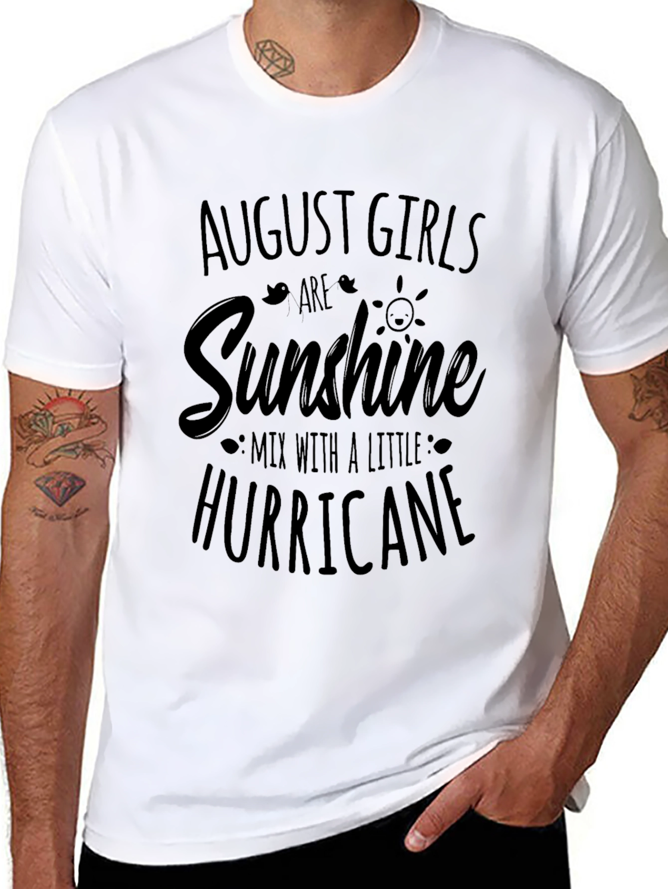 August Girls Sunshine Hurricane Graphic T-Shirt