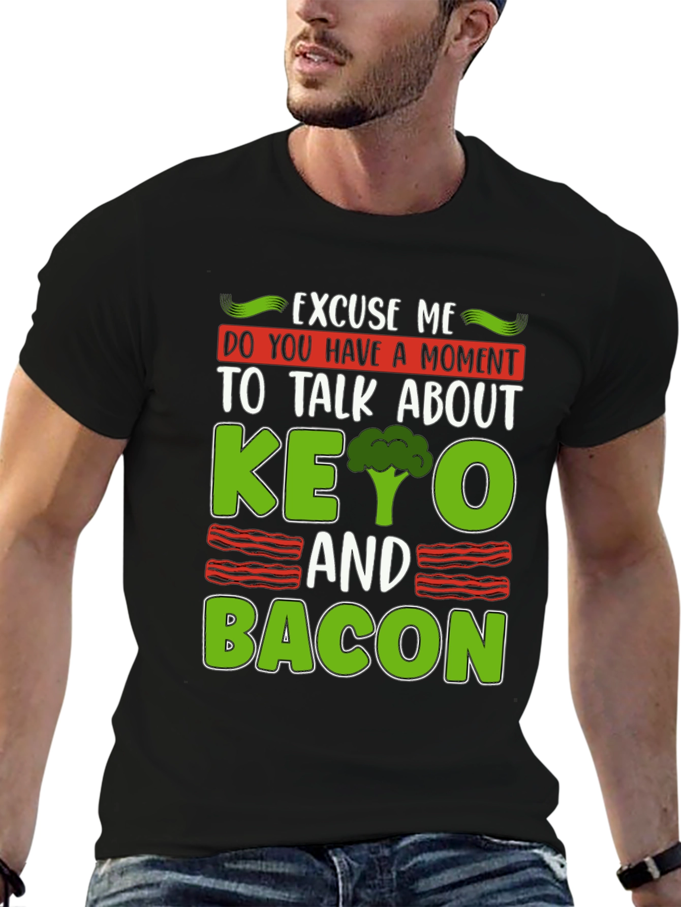 Keto and Bacon Graphic Tee