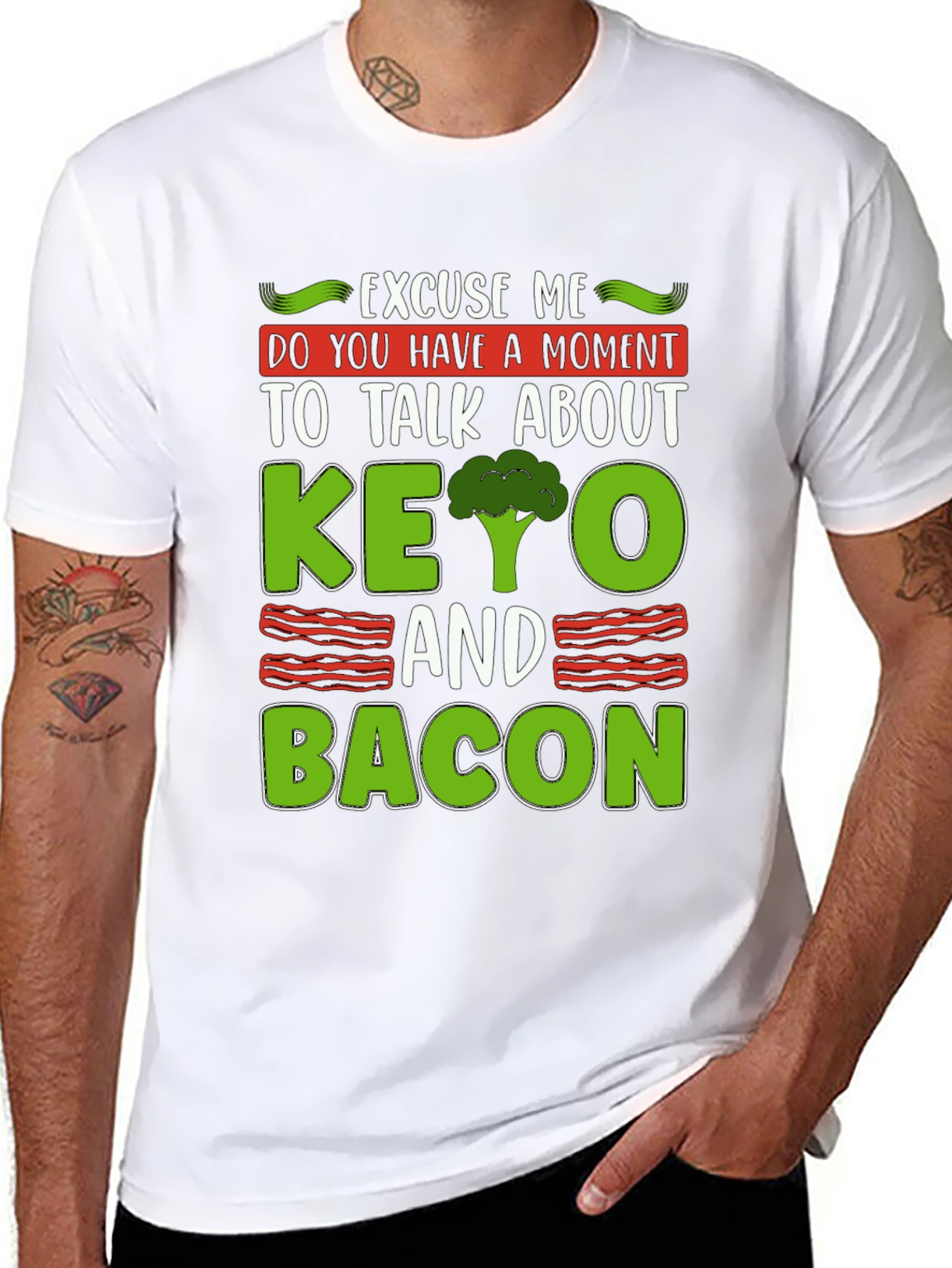 Keto and Bacon Graphic Tee