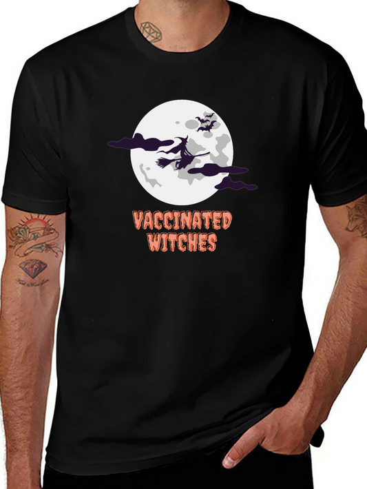 Vaccinated Witches Halloween T-Shirt