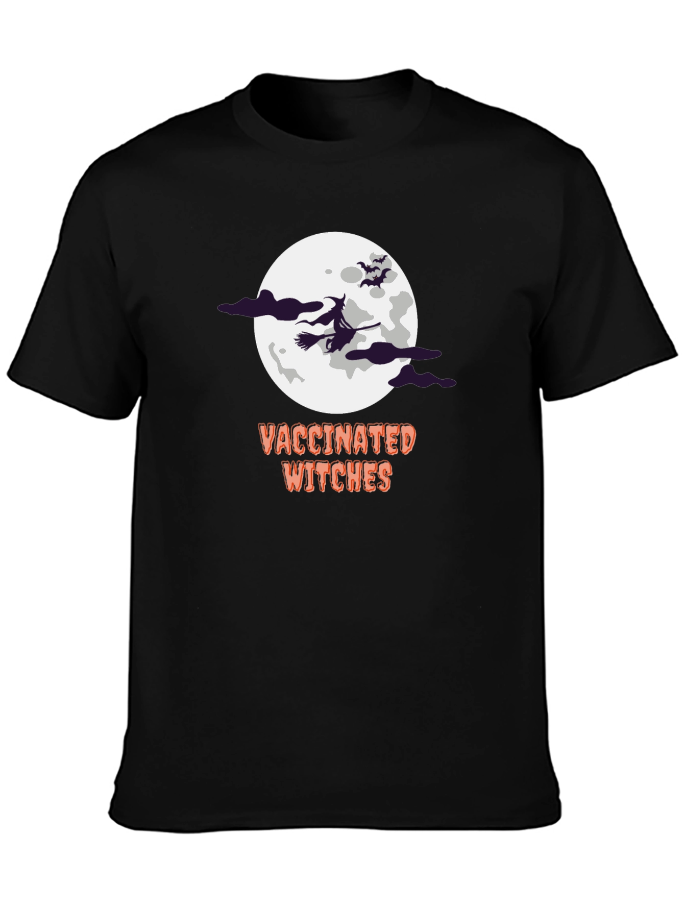 Vaccinated Witches Halloween T-Shirt
