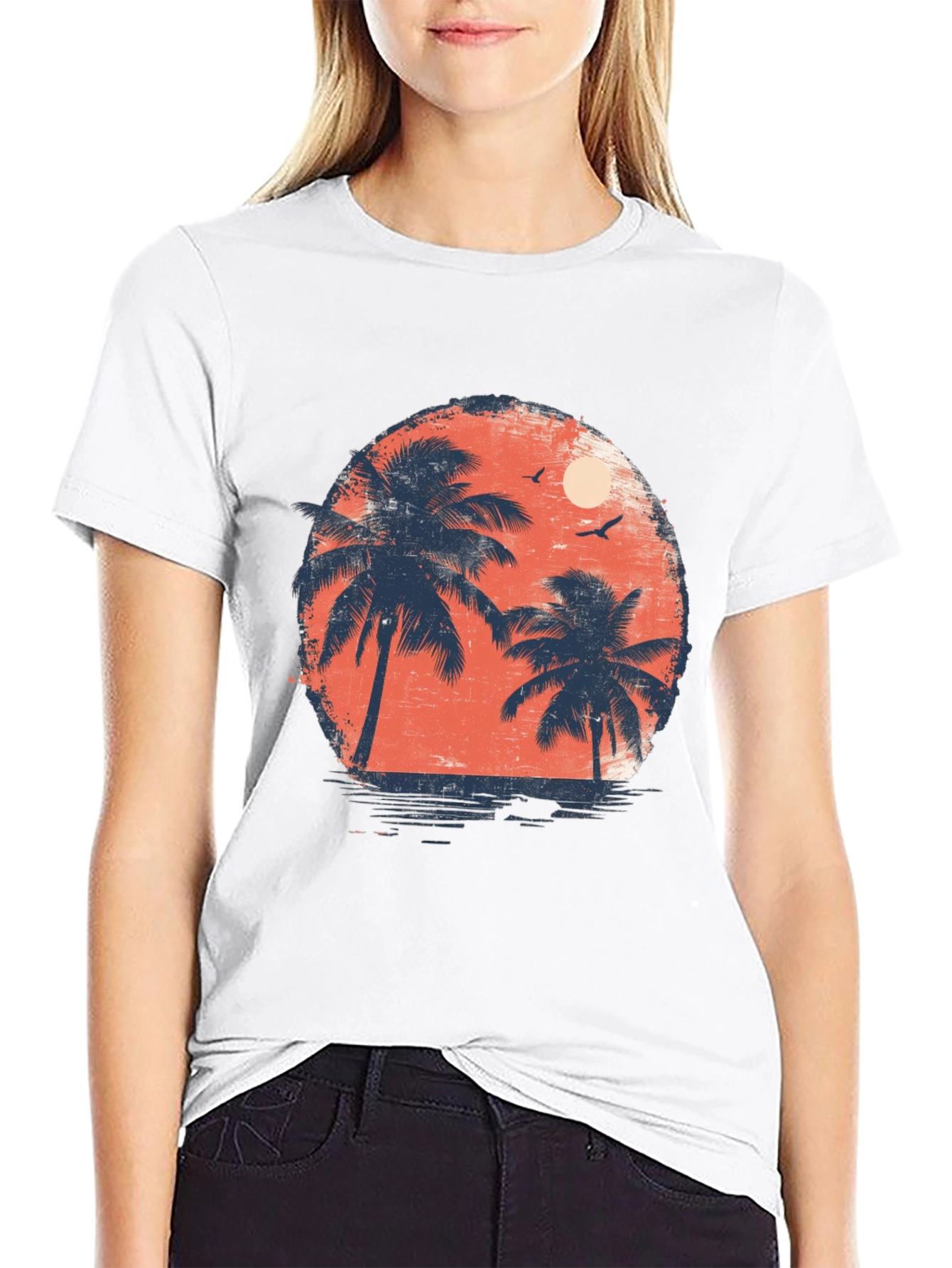 Sunset Palms Graphic Tee