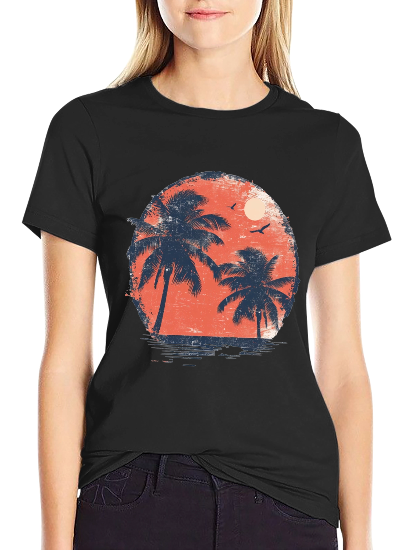 Sunset Palms Graphic Tee