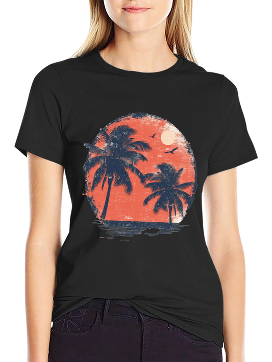 Sunset Palms Graphic Tee