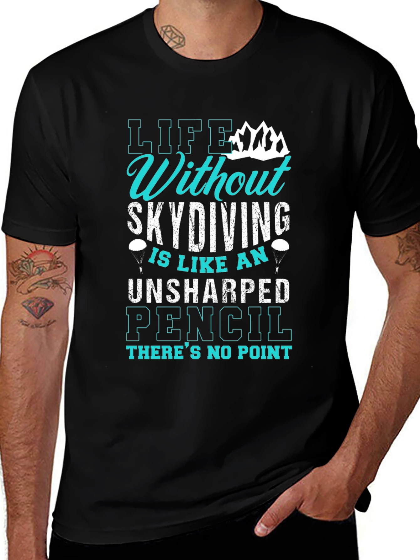 Skydiving T-Shirt: Life Without Skydiving