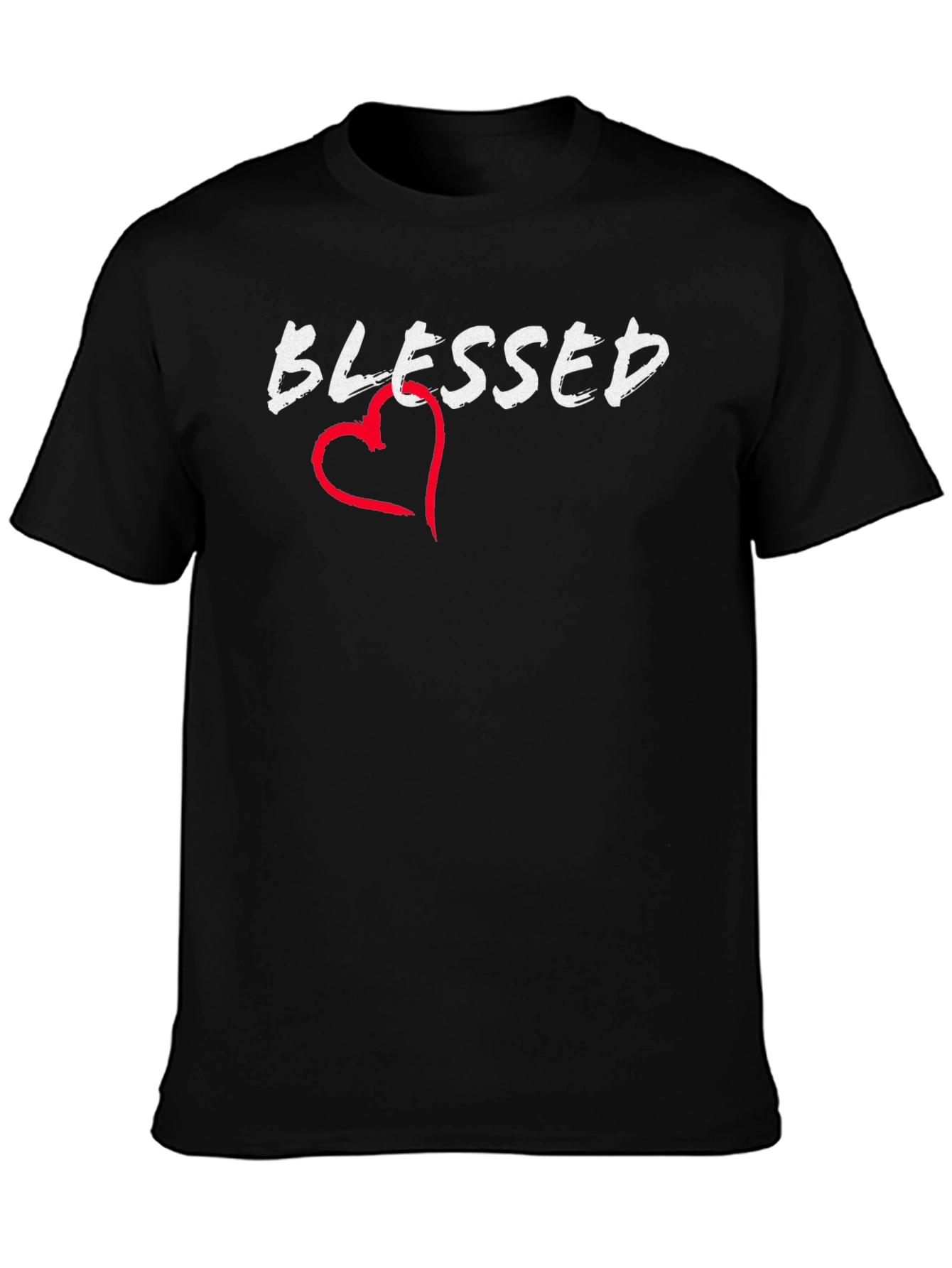 Blessed Heart Graphic Tee - Casual Comfort