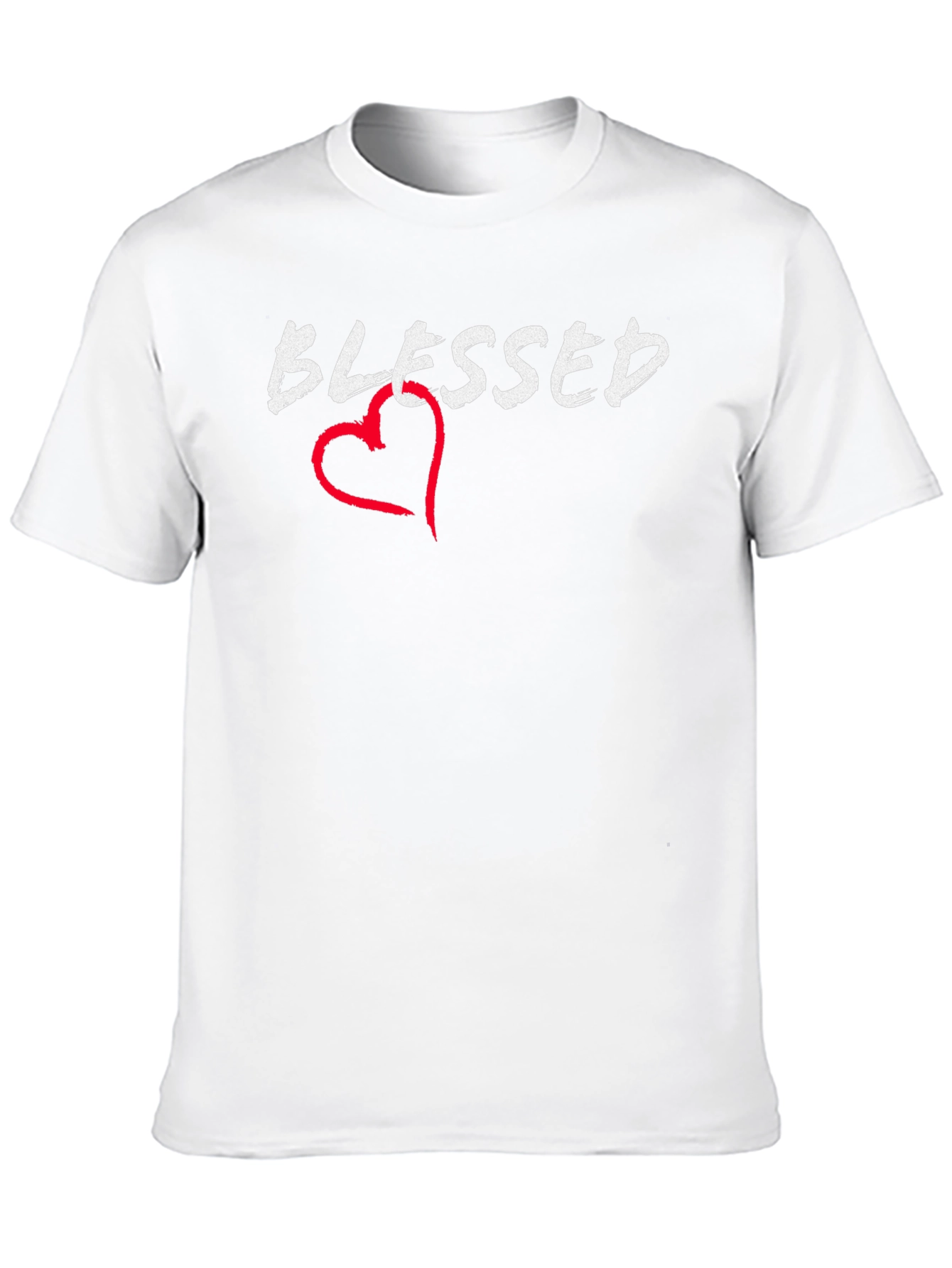 Blessed Heart Graphic Tee - Casual Comfort