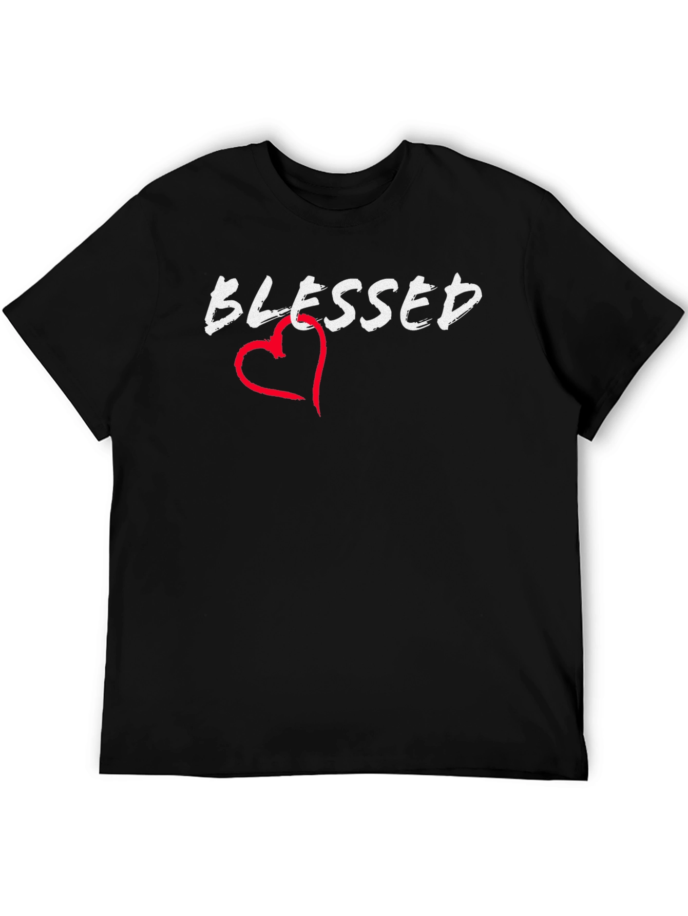 Blessed Heart Graphic Tee - Casual Comfort
