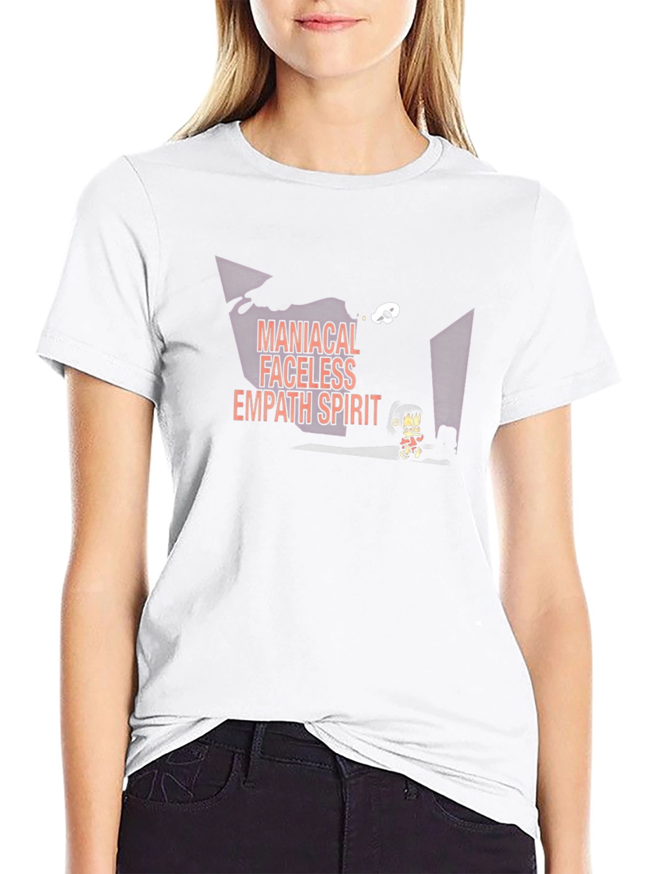 Maniacal Faceless Empath Spirit Black T-Shirt