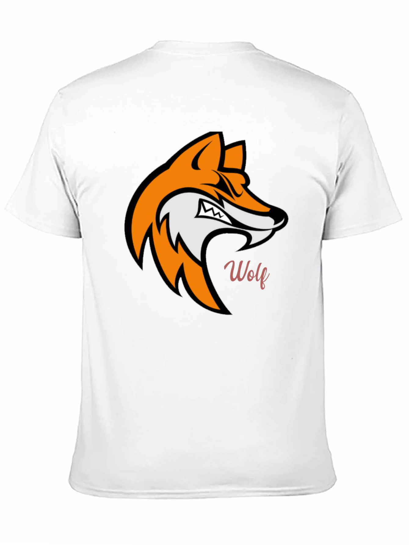 Bold Wolf Graphic T-Shirt - Black