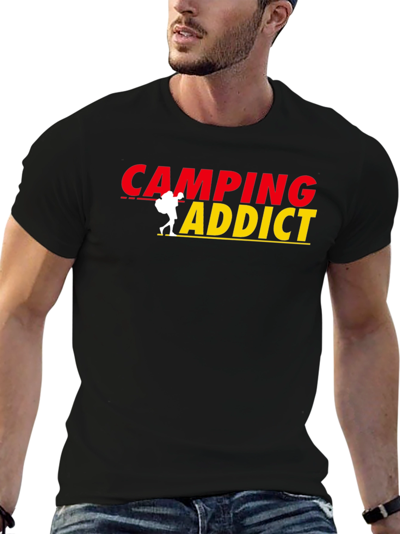 Camping Addict Graphic T-Shirt