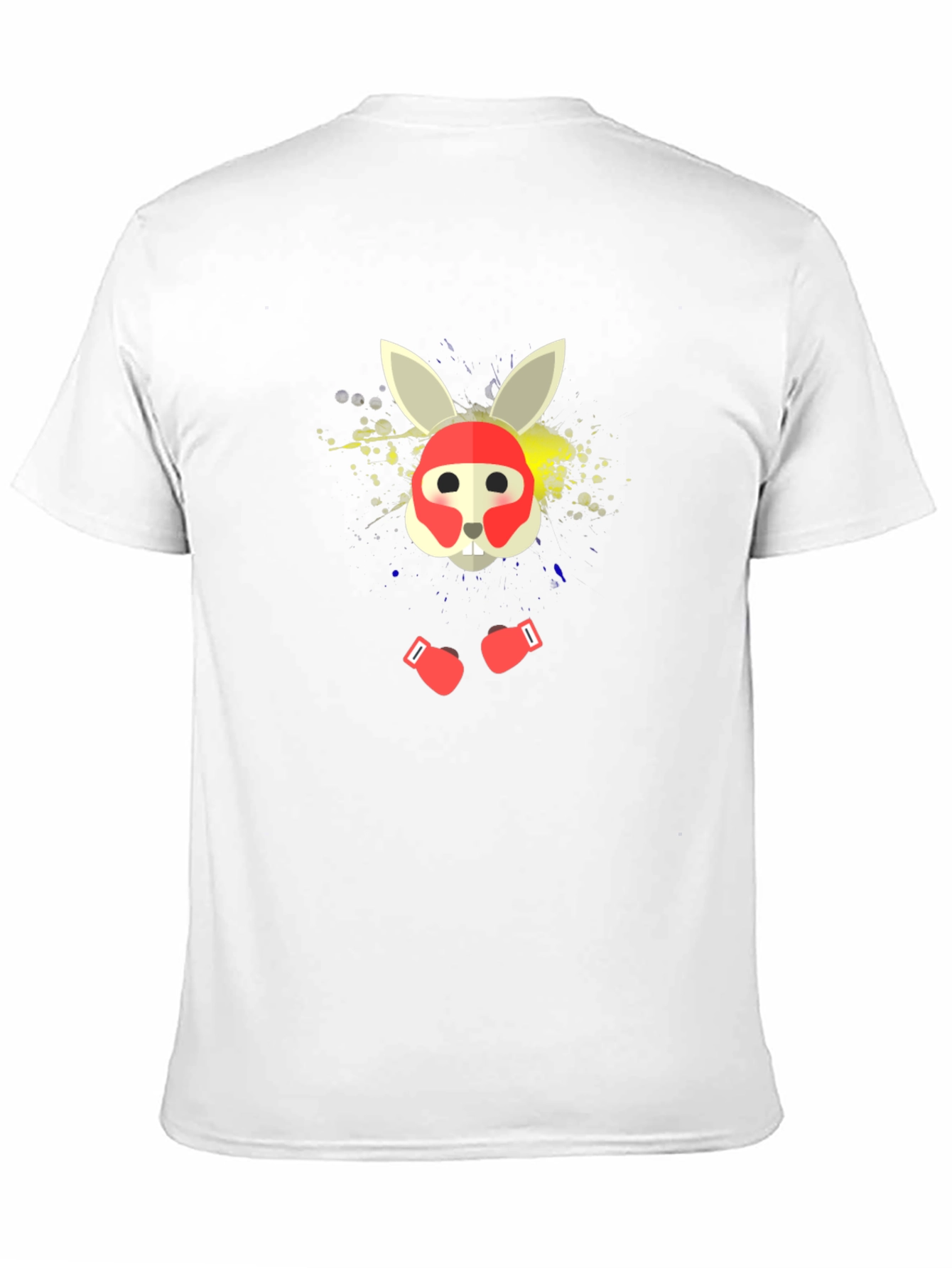 Boxing Rabbit Graphic Tee - Stylish Black T-Shirt