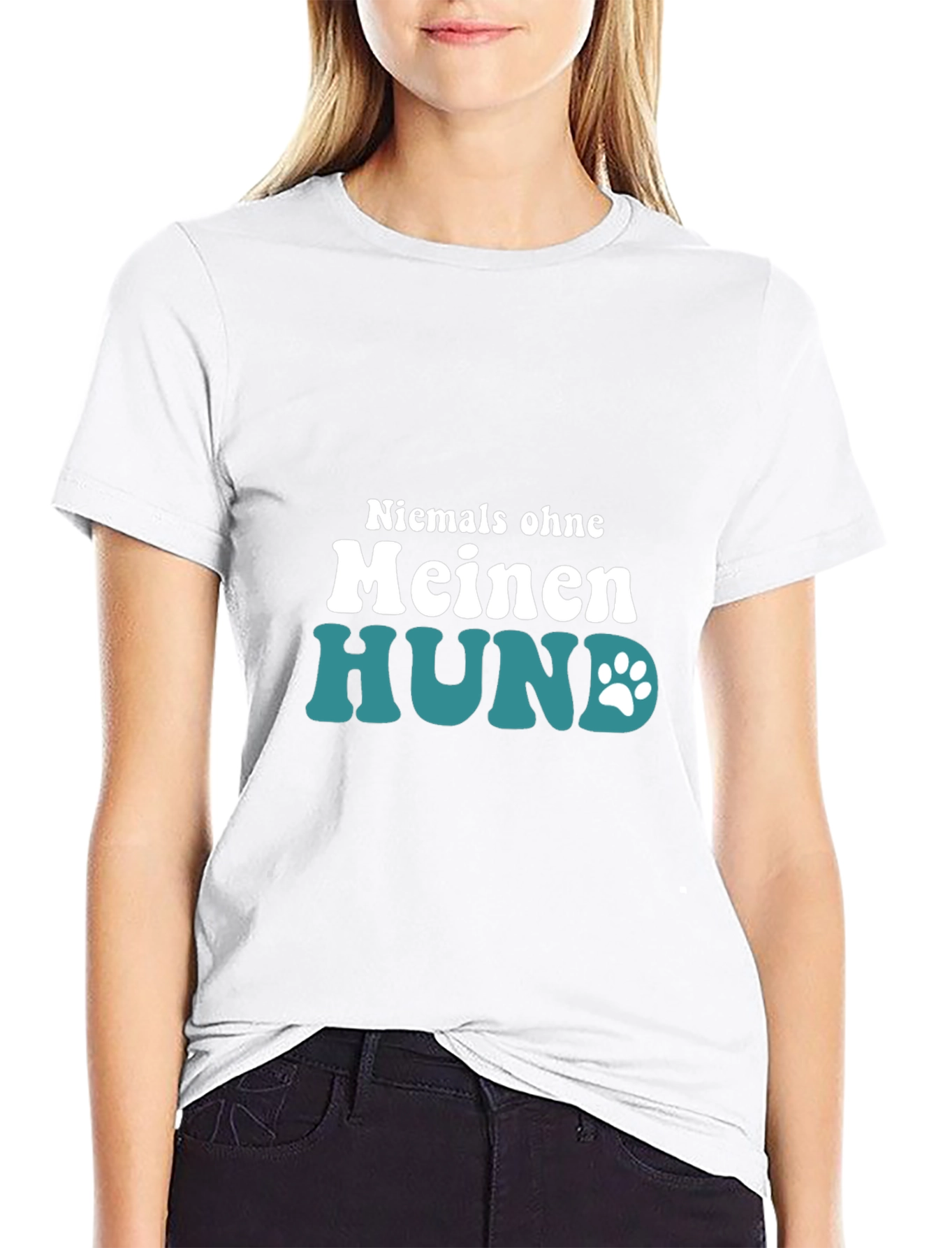 Niemals Ohne Meinen Hund T-Shirt - Dog Lover Tee