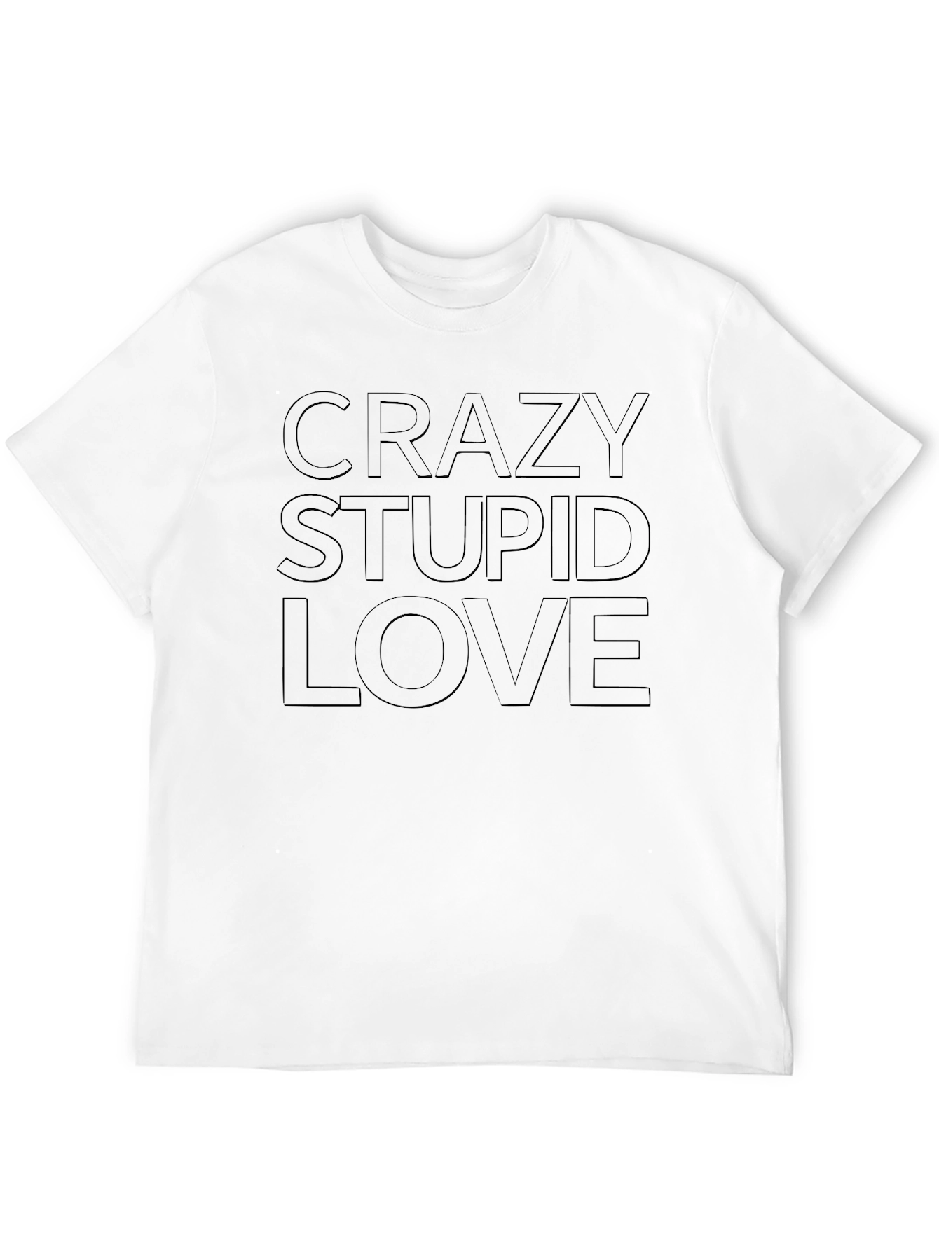 Crazy Stupid Love Graphic Tee - Black