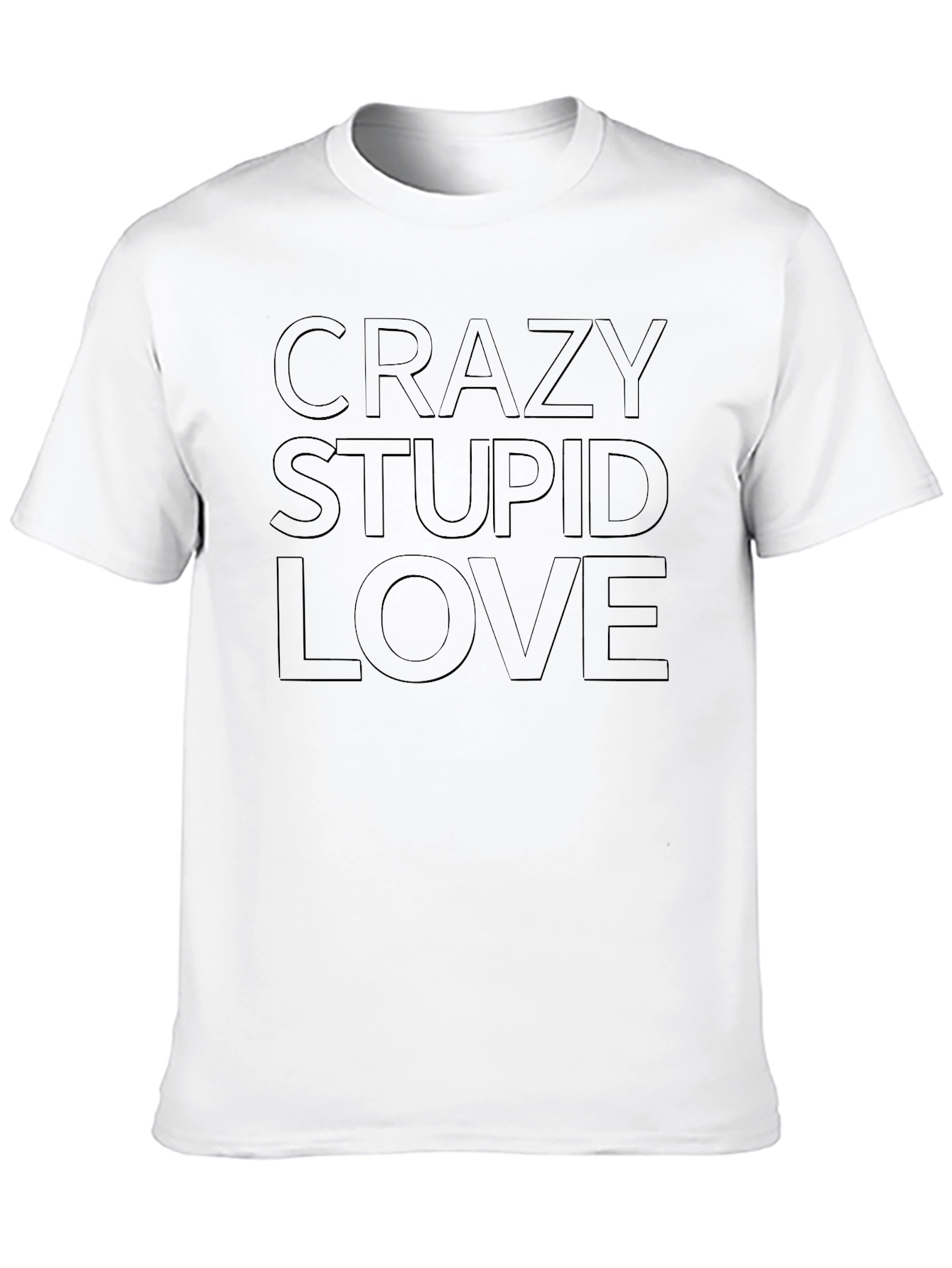 Crazy Stupid Love Graphic Tee - Black