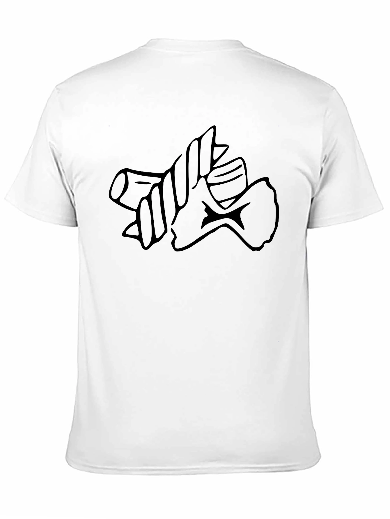 Pasta Graphic T-Shirt - Black Casual Wear
