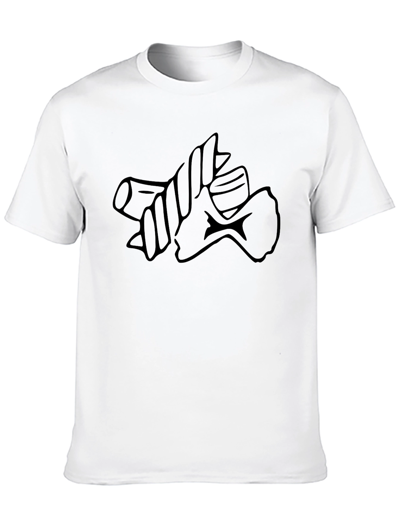 Pasta Graphic T-Shirt - Black Casual Wear